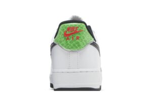 Nike Air Force 1 Low '07 Just Do It Snakeskin White Black (Women's) DV1492-101 - Phonecase4u photo 7