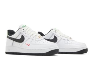 Nike Air Force 1 Low '07 Just Do It Snakeskin White Black (Women's) DV1492-101 - Phonecase4u photo 8
