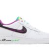 Nike Air Force 1 Low '07 LV8 Just Do It! White Vivid Purple (GS) DX3933-100 - Phonecase4u photo 1