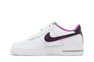 Nike Air Force 1 Low '07 LV8 Just Do It! White Vivid Purple (GS) DX3933-100 - Phonecase4u photo 3