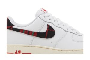Nike Air Force 1 Low '07 LV8 Tartan Plaid White University Red DV0789-100 - Phonecase4u photo 2