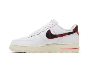 Nike Air Force 1 Low '07 LV8 Tartan Plaid White University Red DV0789-100 - Phonecase4u photo 3