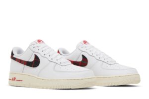 Nike Air Force 1 Low '07 LV8 Tartan Plaid White University Red DV0789-100 - Phonecase4u photo 8