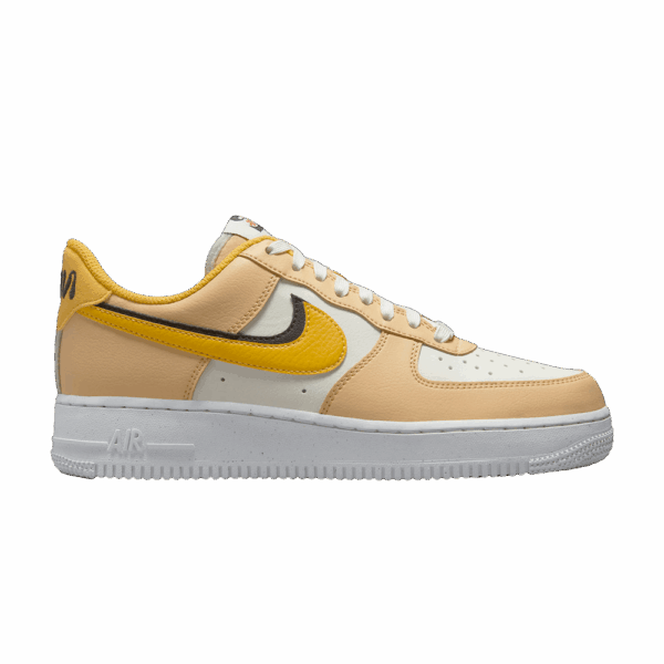Nike Air Force 1 Low '07 LX '82 Double Swoosh Sail Yellow Ochre (Women's) DX6065-171 - Phonecase4u photo 1