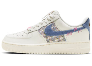 Nike Air Force 1 Low '07 LX Denim Swoosh Boucle (Women's) FJ7740-141 - Phonecase4u photo 2