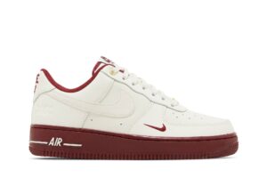 Nike Air Force 1 Low '07 SE 40th Anniversary Edition Sail Team Red (Women's) DQ7582-100 - Phonecase4u photo 1