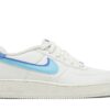Nike Air Force 1 Low 82 Double Swoosh White Medium Blue (GS) DQ0359-100 - Phonecase4u photo 1