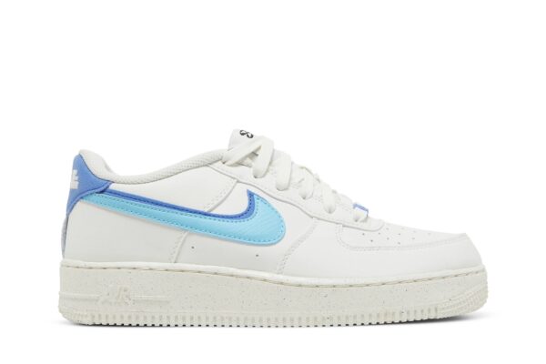 Nike Air Force 1 Low 82 Double Swoosh White Medium Blue (GS) DQ0359-100 - Phonecase4u photo 1