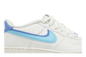Nike Air Force 1 Low 82 Double Swoosh White Medium Blue (GS) DQ0359-100 - Phonecase4u photo 2
