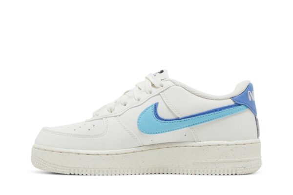 Nike Air Force 1 Low 82 Double Swoosh White Medium Blue (GS) DQ0359-100 - Phonecase4u photo 3