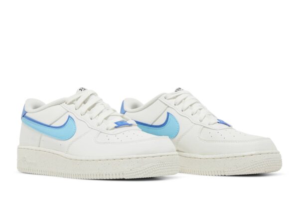 Nike Air Force 1 Low 82 Double Swoosh White Medium Blue (GS) DQ0359-100 - Phonecase4u photo 8