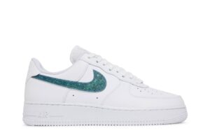 Nike Air Force 1 Low Glitter Swoosh Green (Women's) DH4407-100 - Phonecase4u photo 1