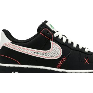 Nike Air Force 1 Low Schematic Black White Bright Crimson CU6646-001 - Phonecase4u photo 2