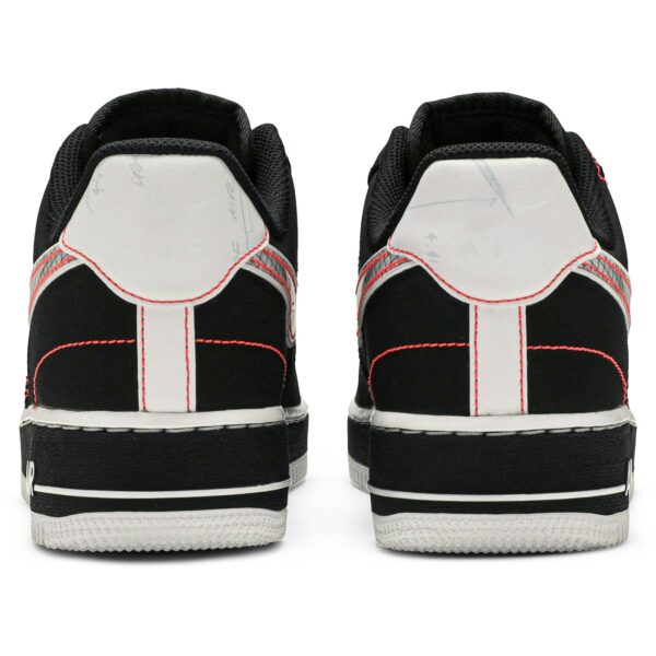 Nike Air Force 1 Low Schematic Black White Bright Crimson CU6646-001 - Phonecase4u photo 6