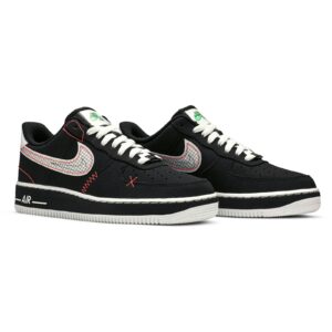 Nike Air Force 1 Low Schematic Black White Bright Crimson CU6646-001 - Phonecase4u photo 8