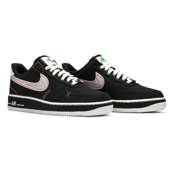Nike Air Force 1 Low Schematic Black White Bright Crimson CU6646-001 - Phonecase4u photo 8