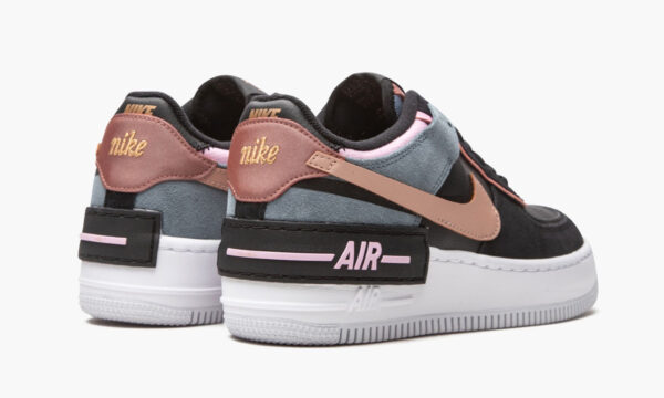 Nike Air Force 1 Low Shadow Black Light Arctic Pink Claystone Red (Women's) CU5315-001 - Phonecase4u photo 5