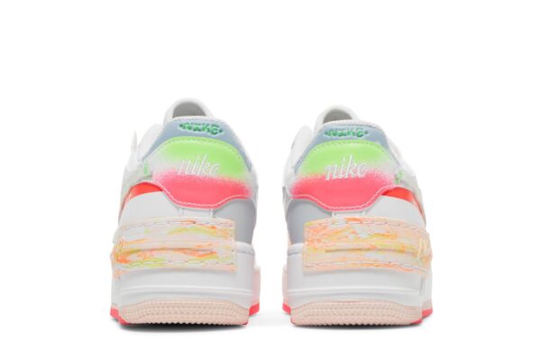 Nike Air Force 1 Low Shadow White Pink Orange (Women's) DV1364-111 - Phonecase4u photo 6