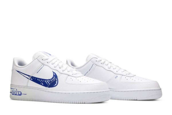 Nike Air Force 1 Low Sketch White Royal CW7581-100 - Phonecase4u photo 8