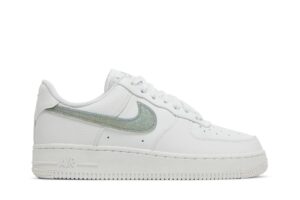 Nike Air Force 1 Low White Gold Glitter Swoosh (Women's) DH4407-101 - Phonecase4u photo 1