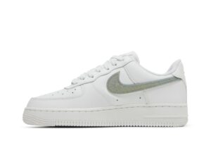 Nike Air Force 1 Low White Gold Glitter Swoosh (Women's) DH4407-101 - Phonecase4u photo 3