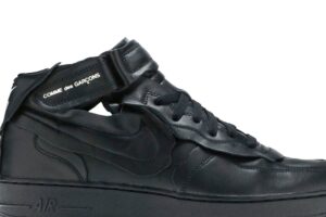 Nike Air Force 1 Mid Comme des Garcons Black DC3601-001 - Phonecase4u photo 2