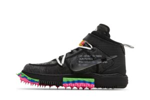 Nike Air Force 1 Mid Off-White Black DO6290-001 - Phonecase4u photo 3