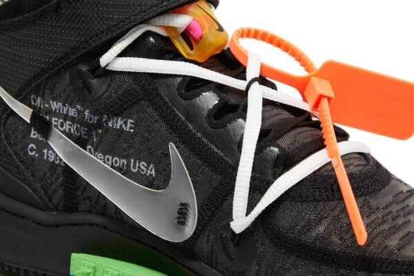 Nike Air Force 1 Mid Off-White Black DO6290-001 - Phonecase4u photo 9