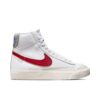 Nike Blazer Mid '77 White Light Smoke Grey Phantom Gym Red (GS) DH9700-100 - Phonecase4u photo 1