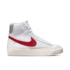 Nike Blazer Mid '77 White Light Smoke Grey Phantom Gym Red (GS) DH9700-100 - Phonecase4u photo 1