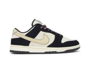 Nike Dunk Low LX Black Suede Team Gold (Women's) DV3054-001 - Phonecase4u photo 1