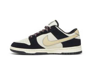 Nike Dunk Low LX Black Suede Team Gold (Women's) DV3054-001 - Phonecase4u photo 3