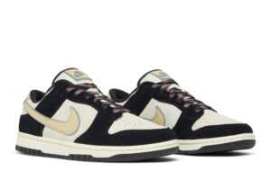 Nike Dunk Low LX Black Suede Team Gold (Women's) DV3054-001 - Phonecase4u photo 8