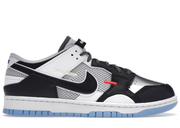 Nike Dunk Low Scrap Black Neutral Grey University Blue White DN5381-001 - Phonecase4u photo 1