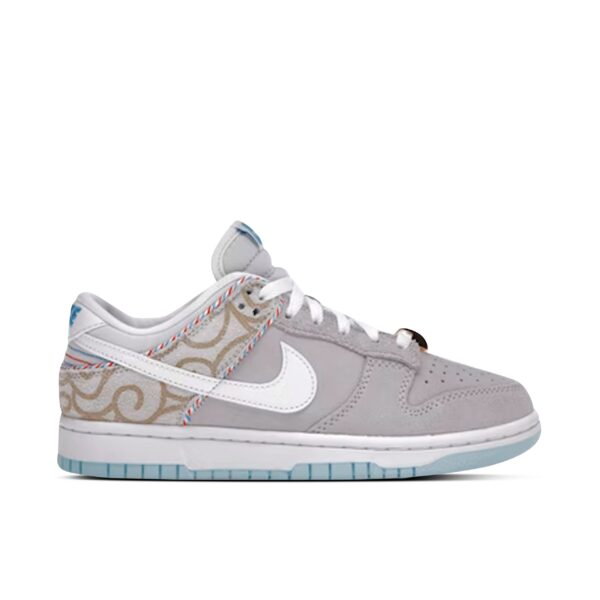 Nike Dunk Low SE Barber Shop Grey DH7614-500 - Phonecase4u photo 1