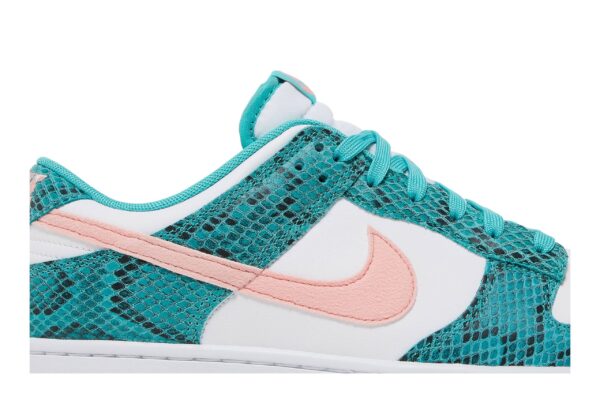 Nike Dunk Low Snakeskin Washed Teal Bleached Coral DR8577-300 - Phonecase4u photo 2