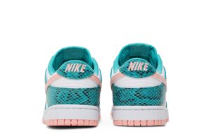 Nike Dunk Low Snakeskin Washed Teal Bleached Coral DR8577-300 - Phonecase4u photo 6