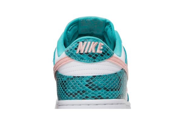 Nike Dunk Low Snakeskin Washed Teal Bleached Coral DR8577-300 - Phonecase4u photo 7