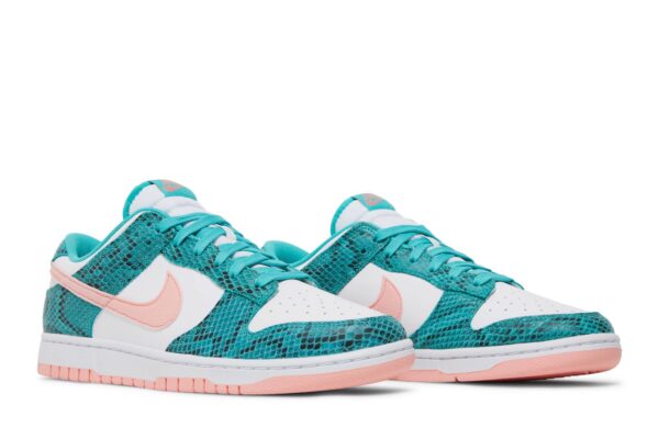 Nike Dunk Low Snakeskin Washed Teal Bleached Coral DR8577-300 - Phonecase4u photo 8