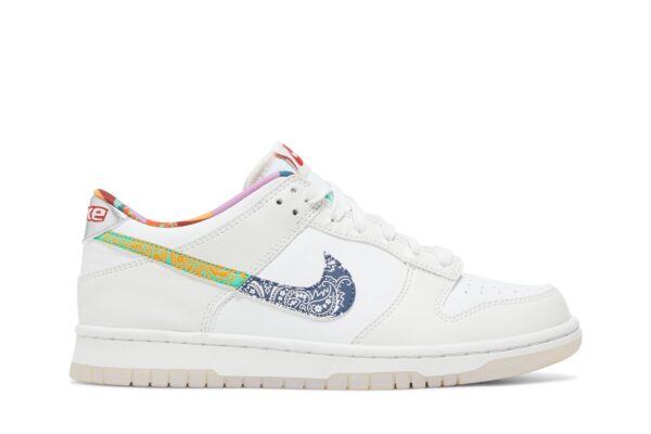 Nike Dunk Low White Multi-Color Paisley (GS) FN8913-141 - Phonecase4u photo 1