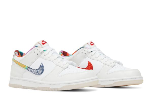 Nike Dunk Low White Multi-Color Paisley (GS) FN8913-141 - Phonecase4u photo 8