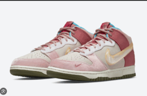 Nike Dunk Mid Social Status Free Lunch Strawberry Milk DJ1173-600 - Phonecase4u photo 2