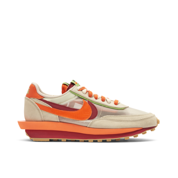 Nike LD Waffle sacai CLOT Kiss of Death Net Orange Blaze DH1347-100 - Phonecase4u photo 1