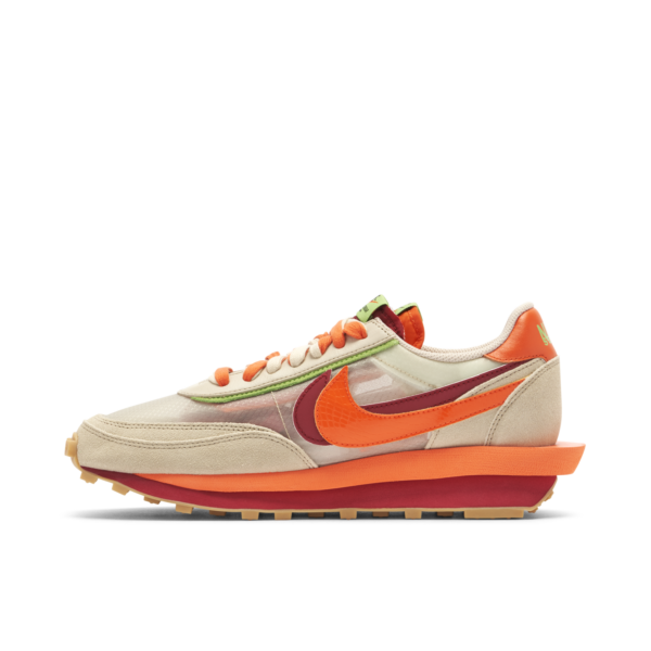 Nike LD Waffle sacai CLOT Kiss of Death Net Orange Blaze DH1347-100 - Phonecase4u photo 2