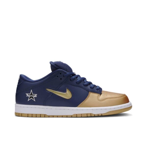 Nike SB Dunk Low Supreme Jewel Swoosh Gold CK3480-700 - Phonecase4u photo 1