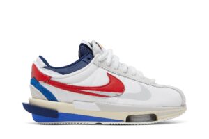 Nike Zoom Cortez SP sacai White University Red Blue DQ0581-100 - Phonecase4u photo 1