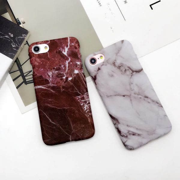 Case for apple iPhone 5, 6, 7: 13 styles of Stone Marble Case