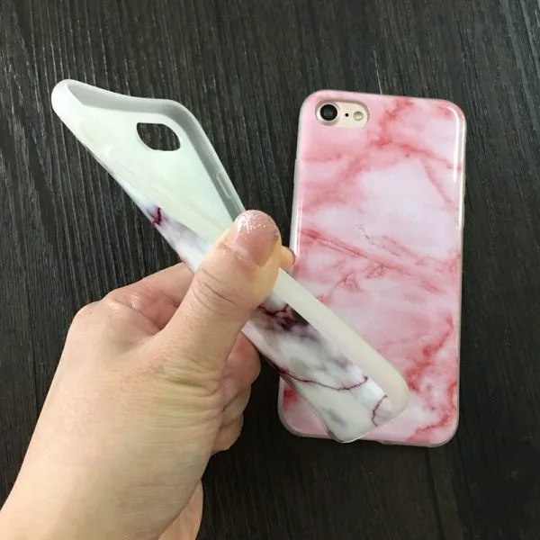Kerzzil Marble Phone Case for iPhone: Triangle Painted Phone case - Image 4
