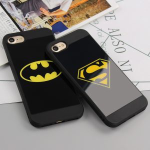 Couples cases for iPhone 6 & iPhone 7 (S+Plus): Superman & Batman Lovers