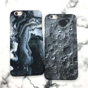 Marble Case for iPhone 5, Iphone SE: Designs of the Moon